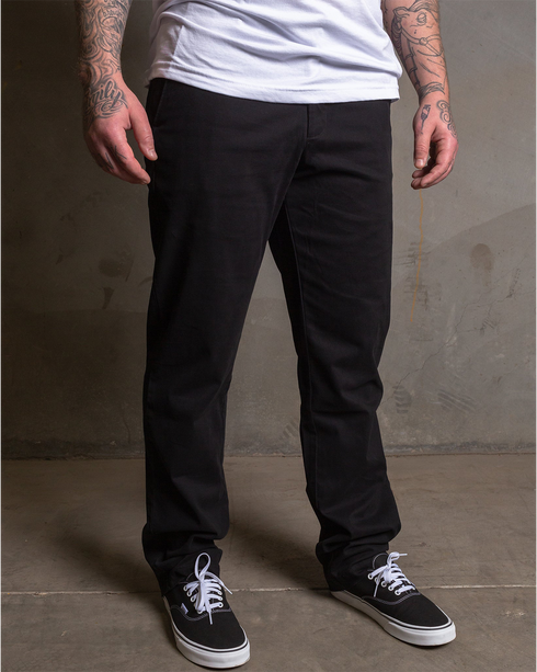 CHINO PANTS BLACK - MENS